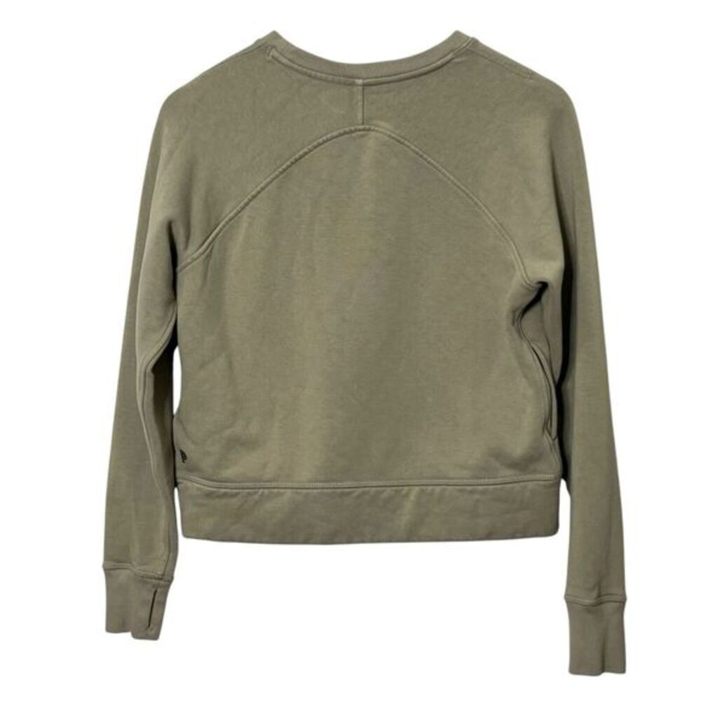 Public Rec Luxe‎ Fleece Sweatshirt Women’s Small Pima Cotton Crew Neck Pullover - Picture 3 of 13